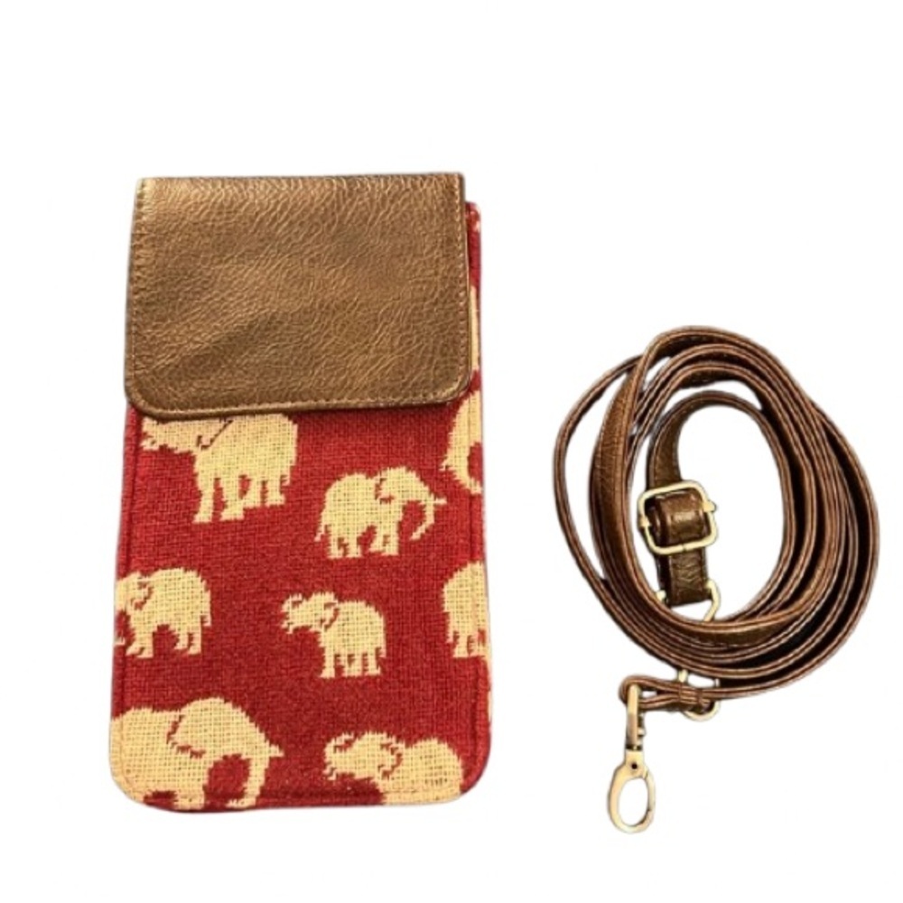 #795 Thirty-One Crossbody, Call Me Crossbody Purse in Safari Weave, Elep…